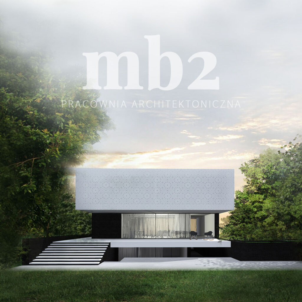 Pracownia architektoniczna mb2 architekt Pabianice Łódź projekt indywidualny koncepcja przebuodwy domu